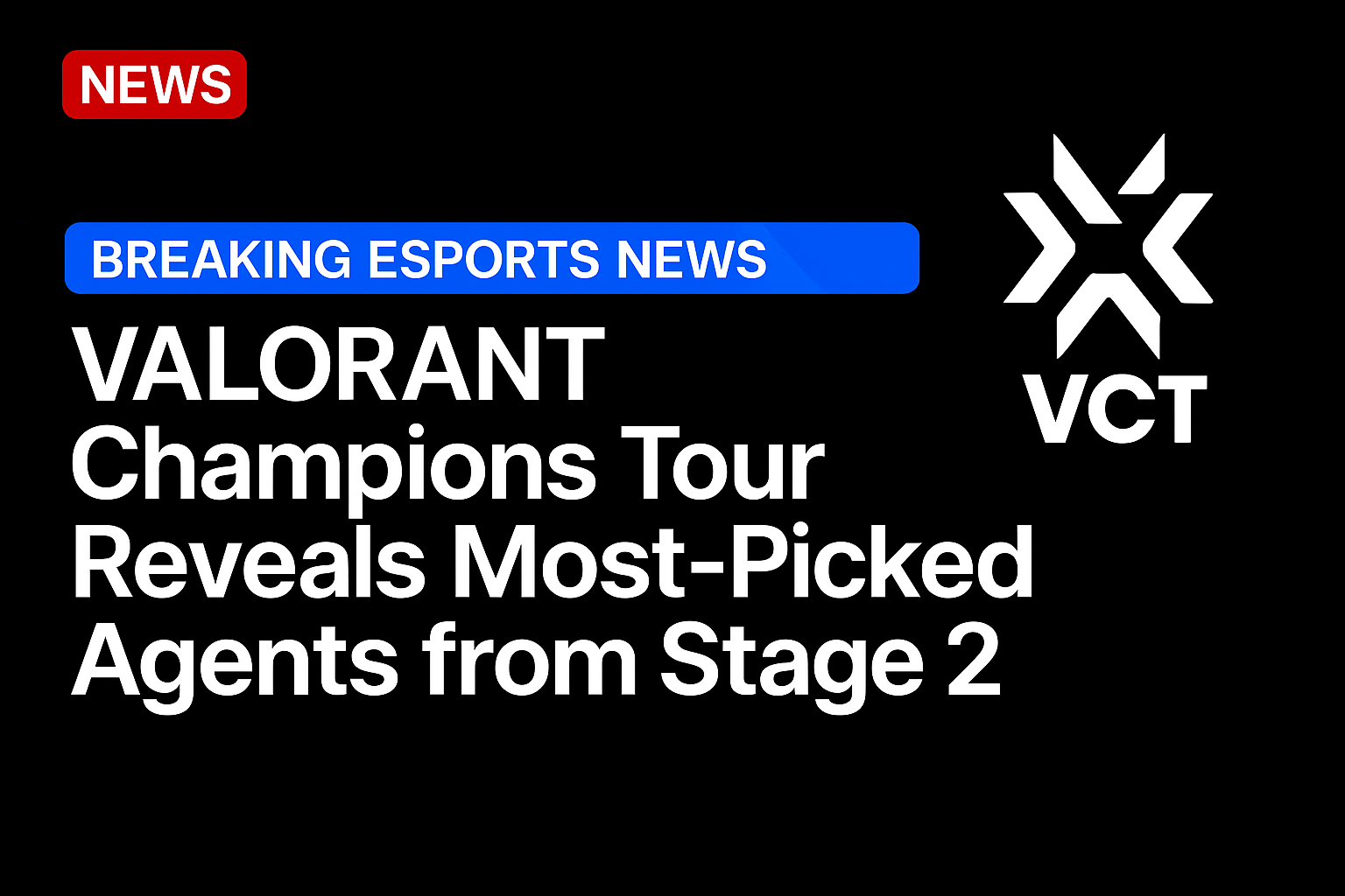 VALORANT Champions Tour reveals most-picked Agents from Stage 2