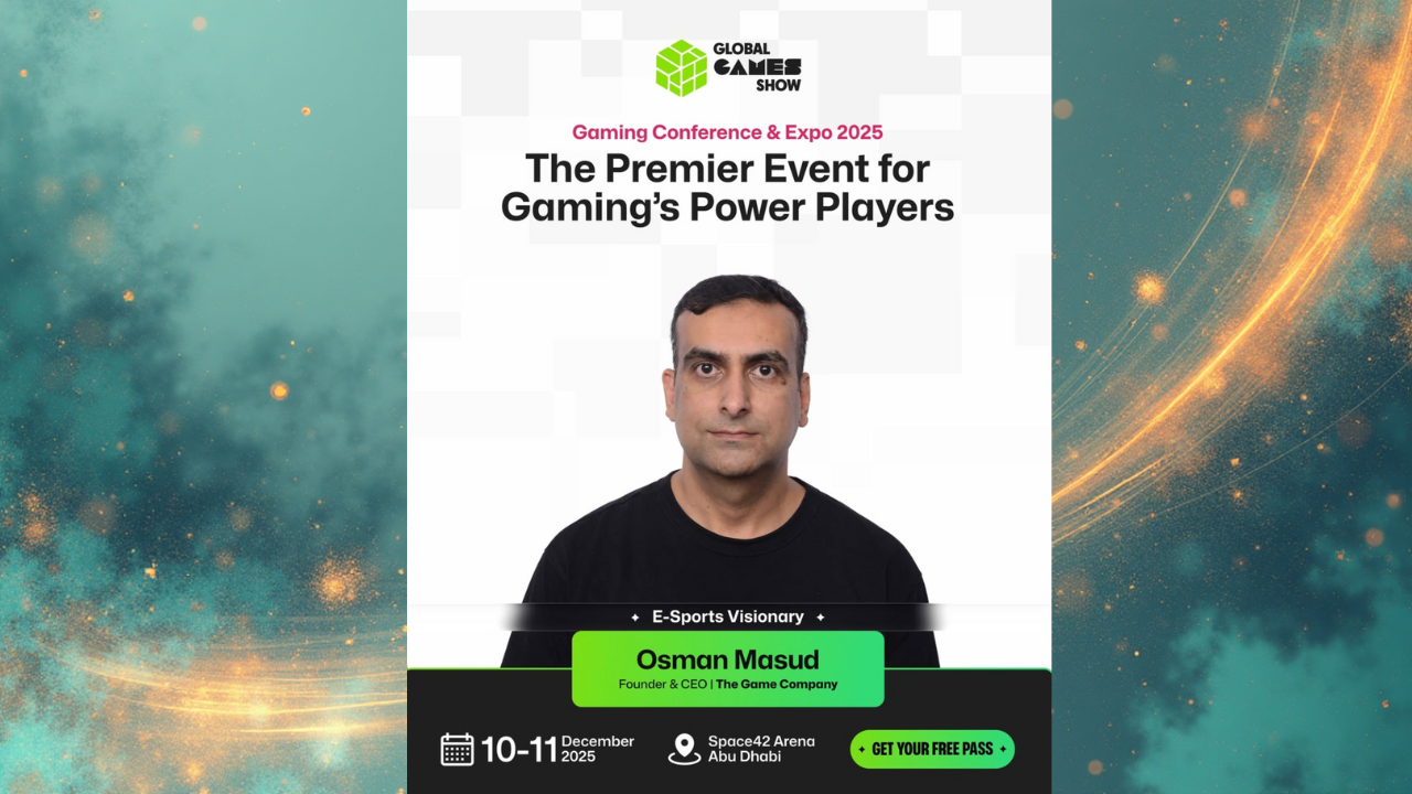 Global Games Show 2025 Welcomes Osman Masud, Founder & CEO of The Game Company, as a Featured Speaker