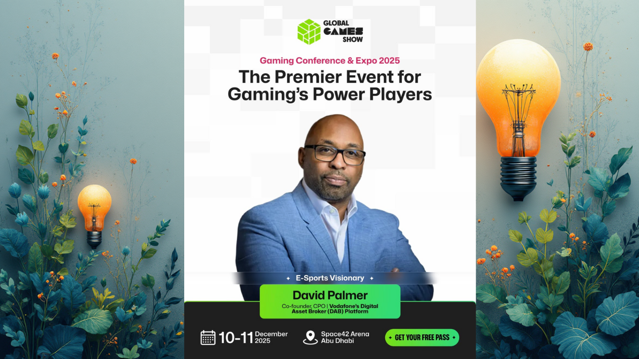Global Games Show 2025 Welcomes David Palmer, Co-Founder & CPO of Vodafone’s Digital Asset Broker Platform, as a Featured Speaker