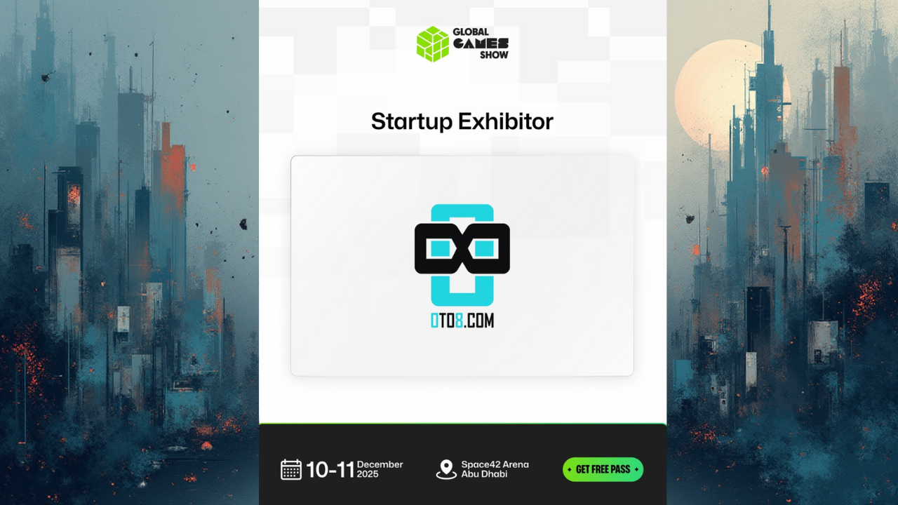 Global Games Show 2025 Welcomes 0TO8 as a Startup Exhibitor