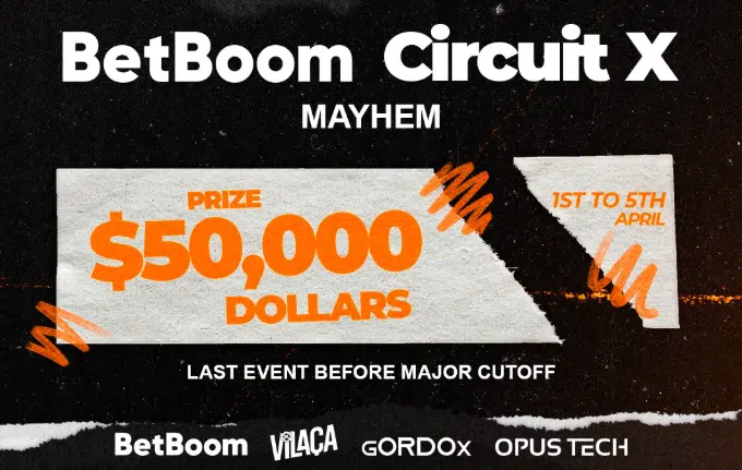 BetBoom Circuit X Mayhem Prize Pool Increased to $50,000